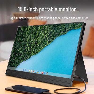 מסך גיימינג נייד 15.6" 1080P עבור Switch/Xbox/PS5/PC/נייד