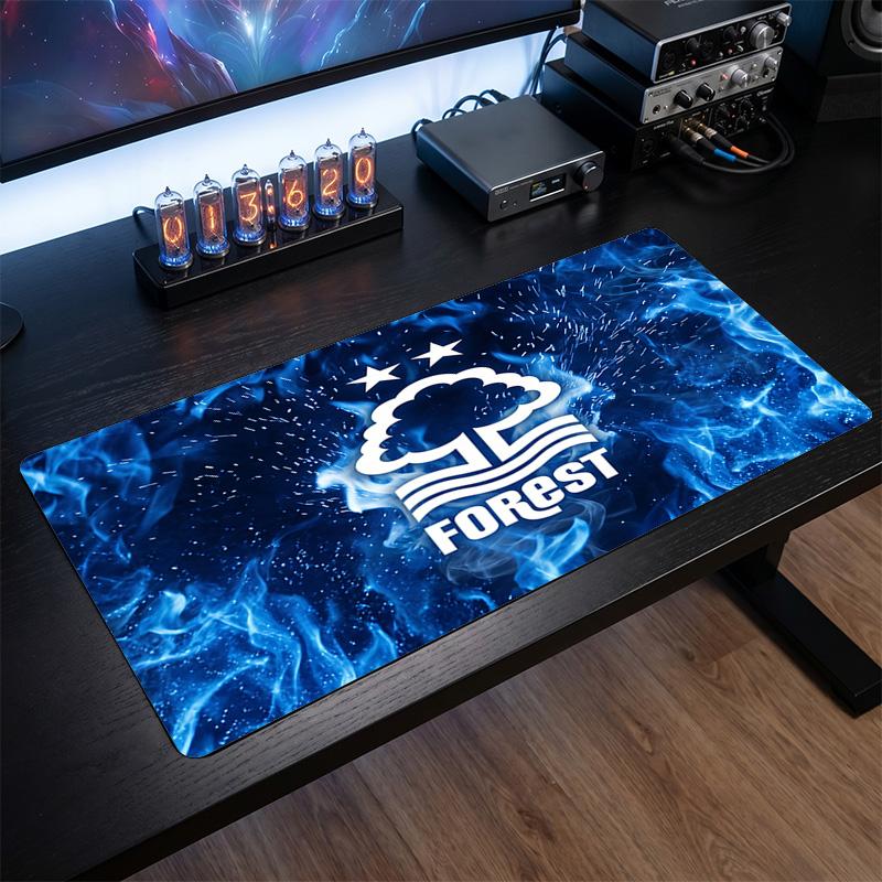 Nottingham Forest Voetbal Print Grote Muispad, Antislip Uitgebreide Gaming Bureau Mat voor Kantoor Thuis