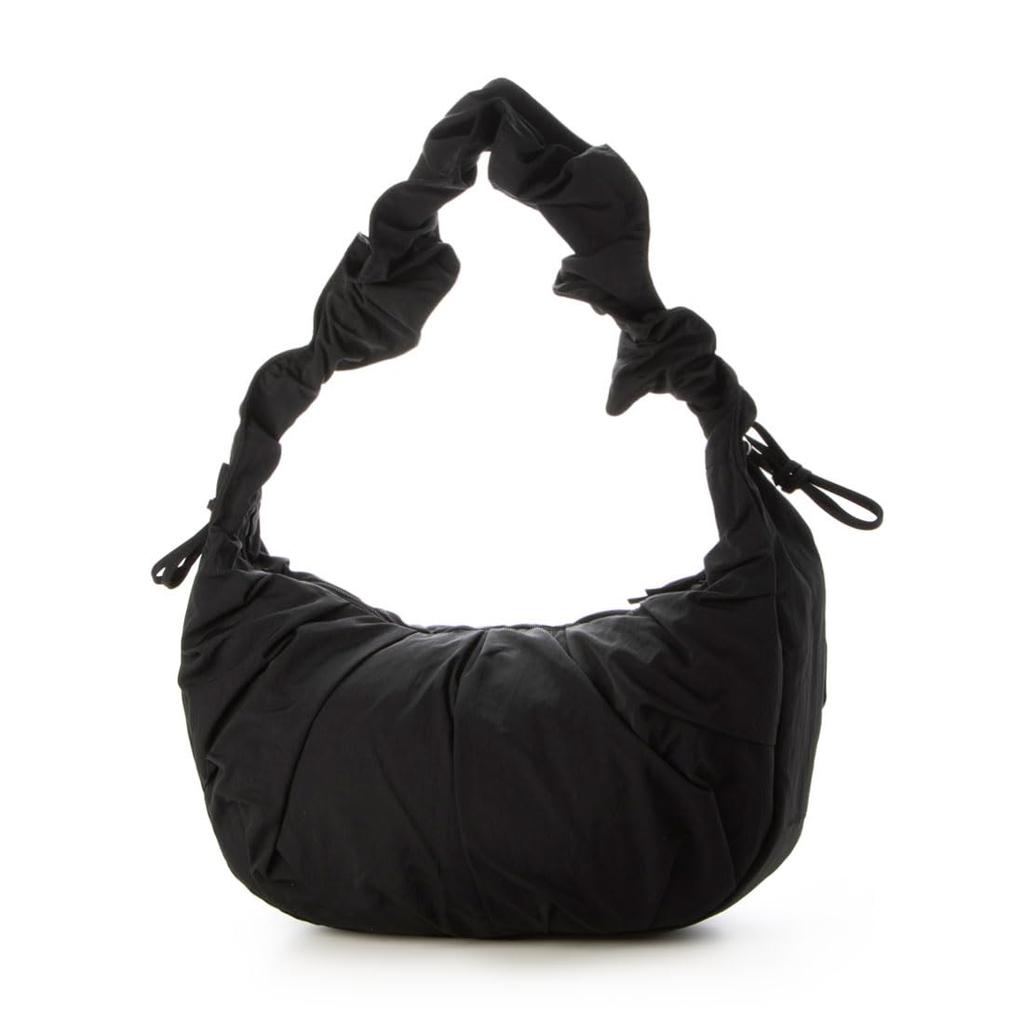 Maison Vert Raffinierte Ein-Schulter-Tasche, Leicht und mit mehreren Fächern, Groß, Schwarz (10)