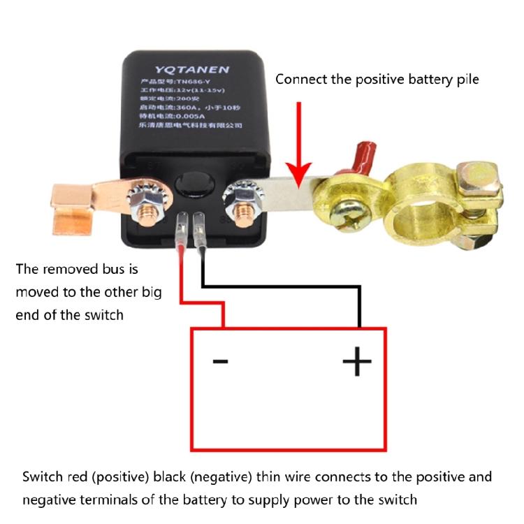 Battery Switch Relays 12V Remote Control Battery Disconnect Off Isolator Fob
