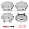 4 Stück Suzuki Radkappen Aufkleber 60mm ABS Auto Emblem Radnaben Kappen Abdeckungen Für Suzuki Grand Vitara SX4 Swift Jimny Kizashi