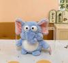 Peluche Dinosauro Sacca di Fagioli Portatile Con Occhi Grandi Per Bambini e Collezionisti