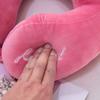 Cozy Plush U-shaped Neck Pillow With Pp Cotton Filling Perfect For Office Naps And Travel