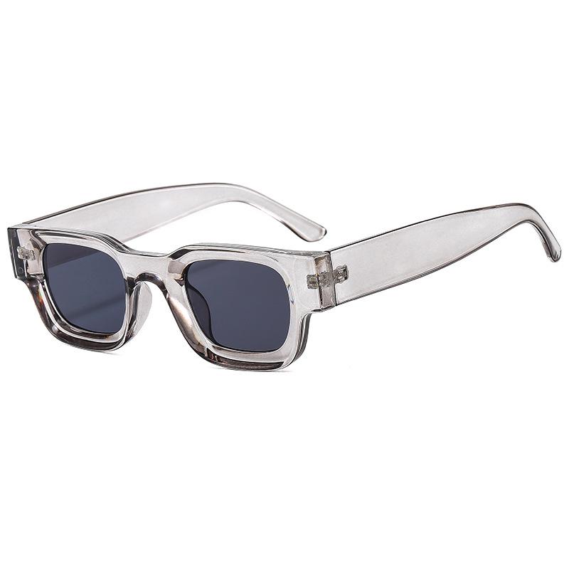 2022 Women's Fashionable Square Frame Concave Lens Sunglasses - European & American Trend