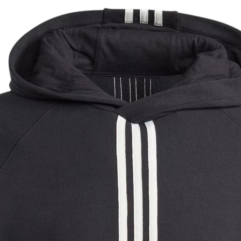 Adidas Originals Trefoil Winter Hacked Hoodie With Three-Stripe Color Block Men Hoodie Black IP9485