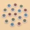 12mm 4-Color DIY Ceramic Animal Eye Patches - Half-Round Acrylic Devil Doll Eyes