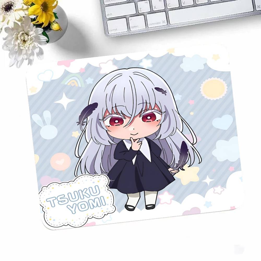 Anime Oshi No Ko Ai Hoshino Mousepad Small LockEdge Mouse Pad For Gamers Computer Desk Pad Rectangular Anti-slip Rubber