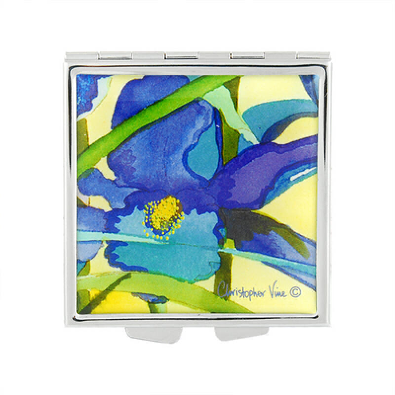 Квадратное компактное ручное зеркало - Ирис (CF0237)