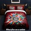 Set Biancheria da Letto Design Bayern Monaco 1 Copripiumino + 2 Federe Morbido Traspirante Biancheria da Letto per la Casa