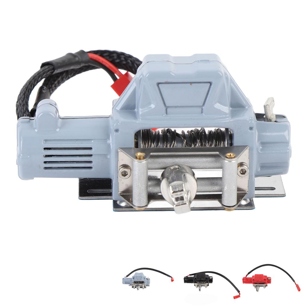 1/10 RC Crawler Winch Metal RC Simulation Winch Replacement for SCX10 1/10 Scale RC Crawler Car