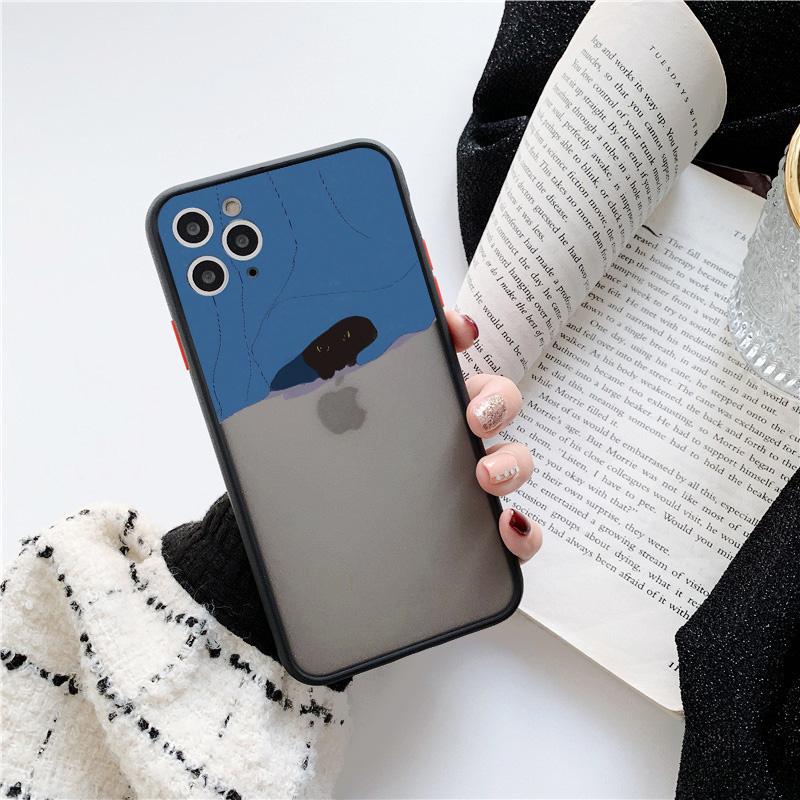 Cute Cartoon Black Cats Animal Soft Phone Case For iphone 7 8 Plus SE2 X XS MAX XR 15 14 11 12 13 Pro Max Shockproof back Cover
