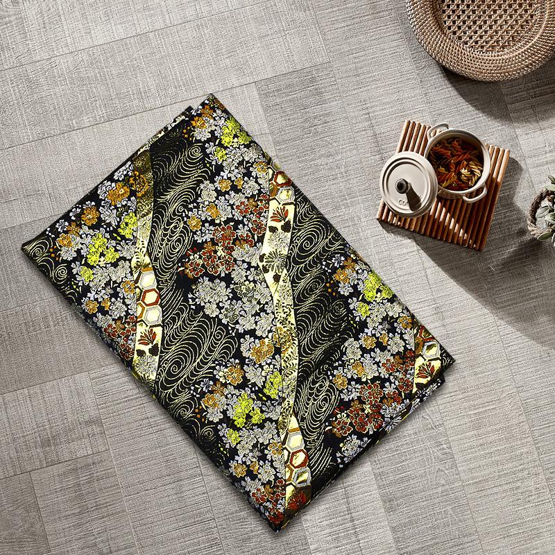 Tkanina w stylu japońskim z nadrukiem wiśniowych kwiatów Materiał pikowany Tkanina do szycia do rękodzieła DIY Akcesoria do robótek ręcznych