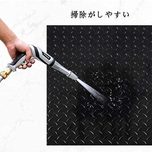 Ybaymy Garage Mat, Garage Floor Mat, Rubber Mat, Light Truck Rubber Mat, 3mm Thick, 1m Wide, 5m Long, Non-Slip Surface, Insulated, Suitable for Parkin