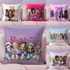 PIKPAKA Fashion BBratz MMask Gir Cushion Cover Plush Fabric Soft DoubleSided Printed Sofa Warm Winter Home Gift Pillow Cover