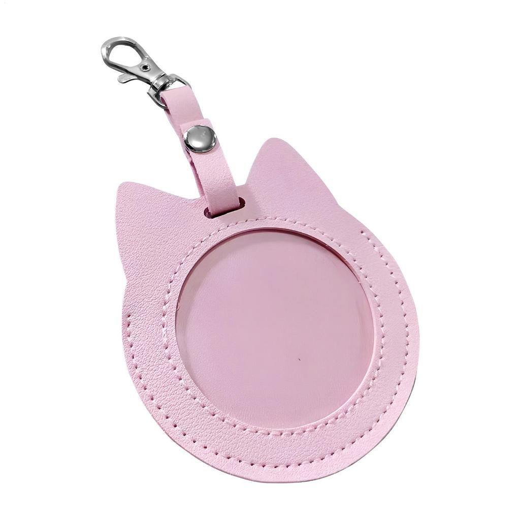 Badge Case 55/75mm Badge Protective Case Cat Shape Transparent Fan Supplies Waterproof Badge Display Bag Hangable Portable