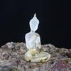 Nachahmung Harz Buddha Figuren Transparent Mini Buddhismus Ornament Sitzen Buddha Statue Hause