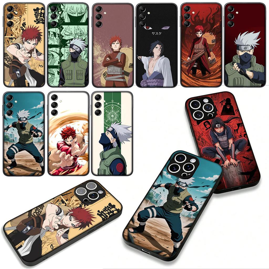 for Apple iPhone 16 15 14 Plus 13 12 Mini 17 Pro Max + ProMax 16E Air 15+ Phone Cover Case Kakashi Narutos Gaara Uchiha Sasuke