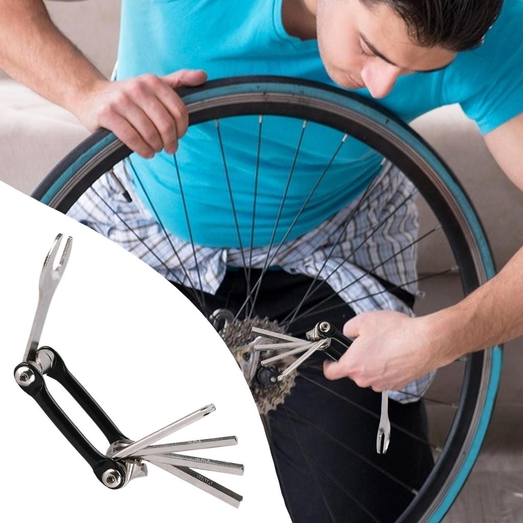Bike Tool Kit Portable Bike Repair Tool Cycling Accessory Portable Vehicle Maintenance Set For Commute Cyclist Gravel Brake