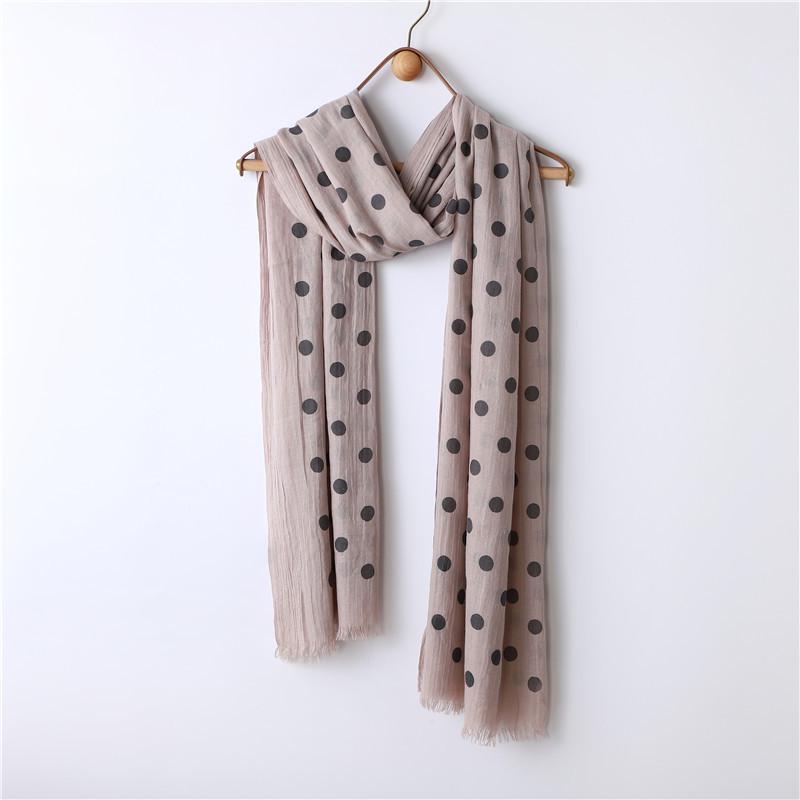 

Шарф-шаль для бороды с принтом в горошек из полиэстера и хлопка 100x190cm