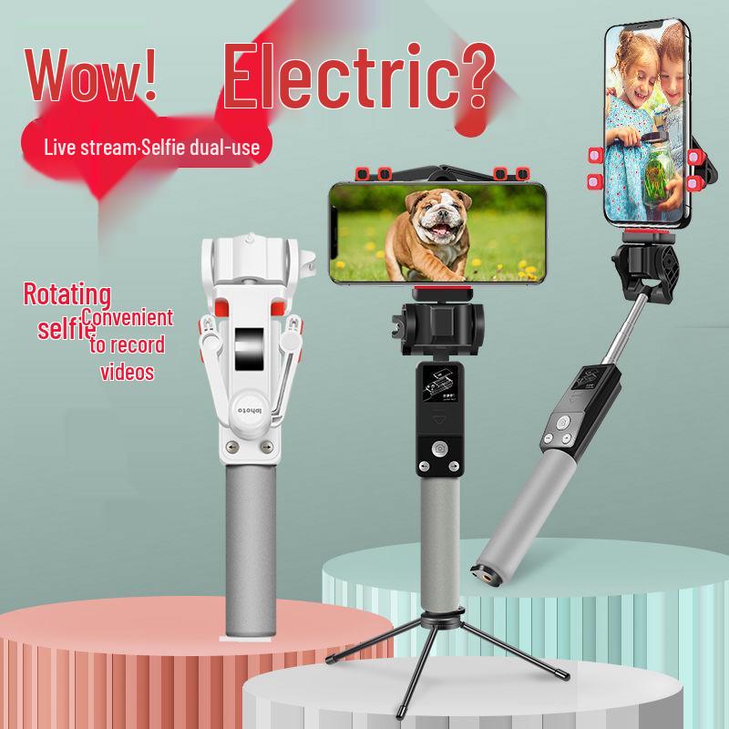 360° Rotating Bluetooth Selfie Stick & Live Streaming Stand