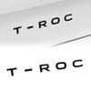 Auto-Styling 3D ABS-Kunststoff TROC T-ROC Logo Auto Seitenkotflügel Heckklappe Emblem Abzeichen Aufkleber Dekoration Auto Zubehör
