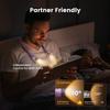 Glocusent LED Neck Light, Rechargeable Hands-Free Book Light for Bed Reading, 3 Color Modes Including Amber, Dimmable, for Knitting, Travel, Repair