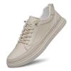 Men's Genuine Leather Slip-On Sports Casual Shoes with Thick Sole