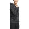 Adidas Full Print Geometric Pattern Half Zip Long Sleeve Hoodie Men hoodies Black IA2624