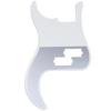Musiclily Pro 10-Hole Precision Bass PB Pickguard for 4-String Japanese-Made Fender Precision Bass, 1 Pick, White