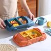 Cartoon Children's Tableware Set Detachable Kid's Lunch Plate Feeding Food Tray  Kindergarten
