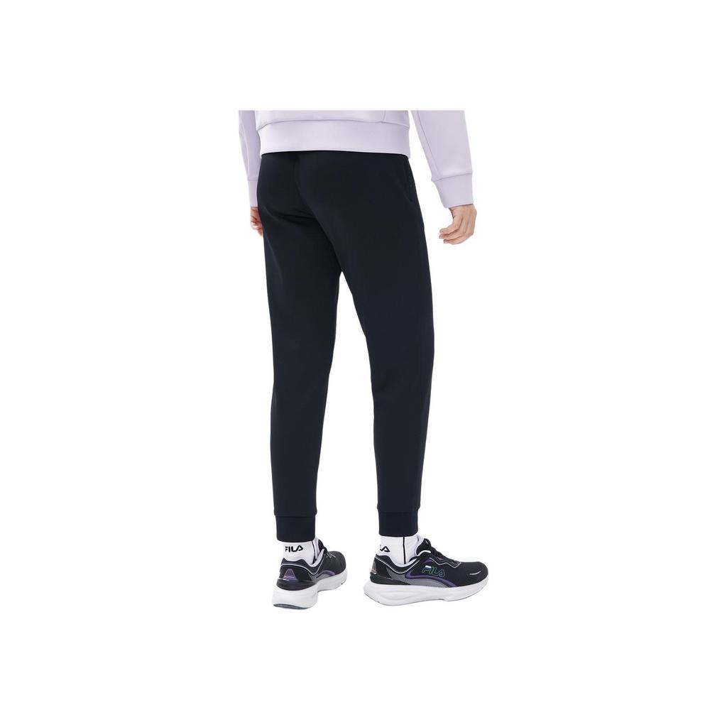FILA Casual Fashion Long Knit Sports Pants Men bottoms Black A11M321602FBK