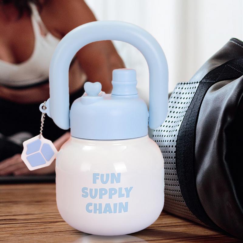 Big Belly Water Bottle Insulated Water Bottle Stainless Steel Cute Water Bottles With Handle Large Capacity Water Cup Portable