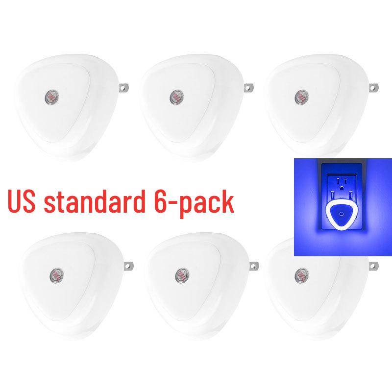 Triangle US Plug Smart LED Night Light - Energy-Saving Induction (1, 2, 4, or 6 Pack)