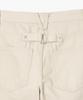 MILLO WOMEN Double Knee Cotton Loose Pants [Ecru]