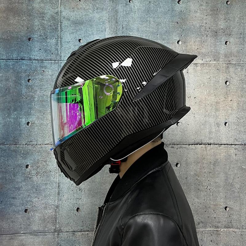 Motorcycle Helmet Men and Women Summer DOT Anti-fog ECE Helmet Full Cover Four Seasons Universal Winter Warm Personality