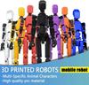 Lucky 13 Action Figures  (unassembly Completed) Titan 13 Action Figure 3D Printed Multi-Jointed Movable Desktop Decorations