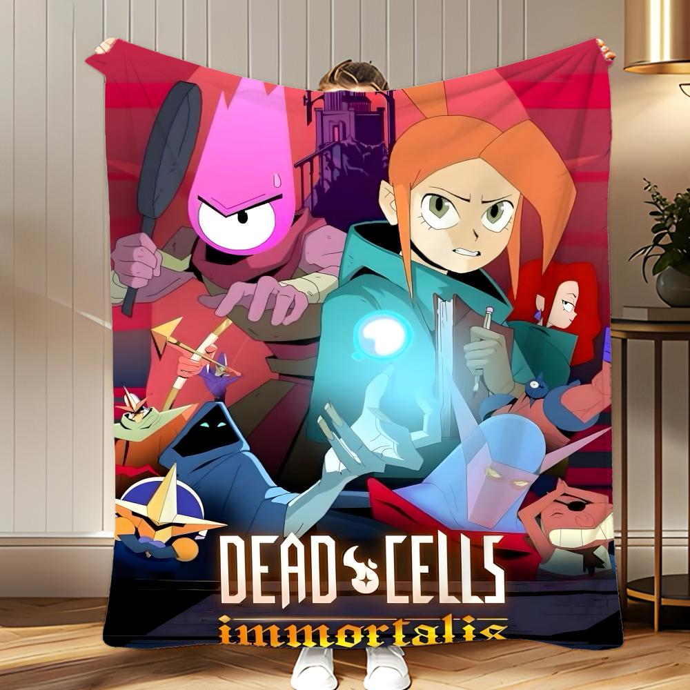 popular game Dead Cells Throw Soft Coral Fleece Blanket 310gsm Fluffy Warm Throw for Sofa Bed Couch Bedroom Decor
