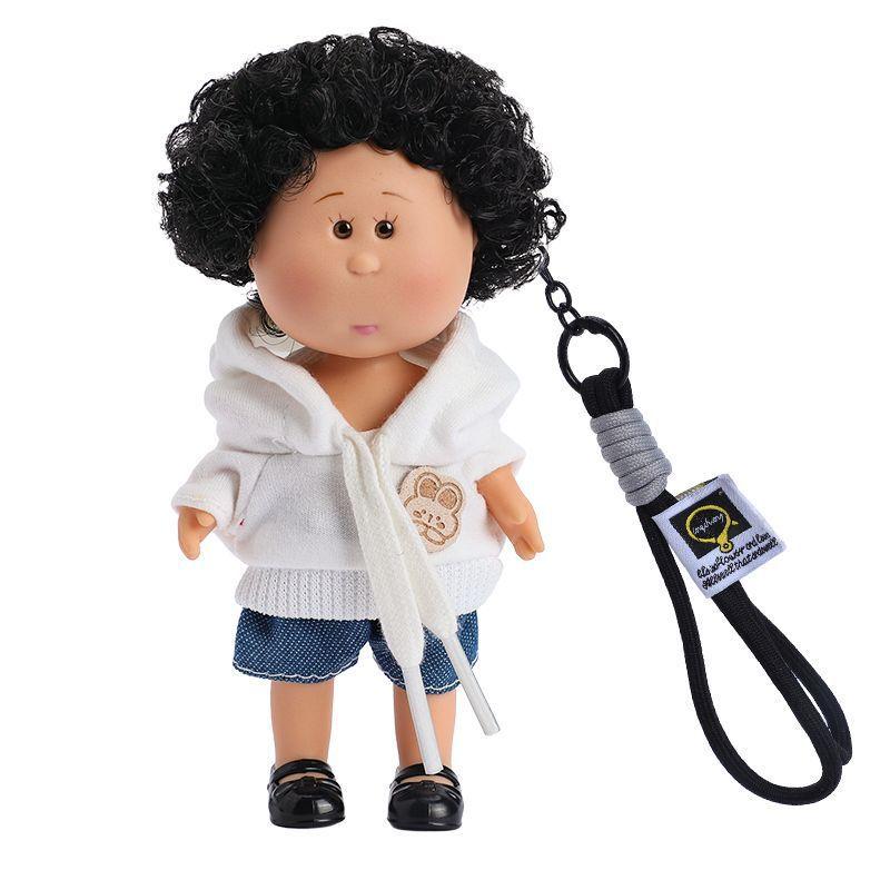 Mini Potato Doll Diy Dress Up Doll With Hanging Rope Girl Bag Pendant Keychain Home Decoration Pendant  Gifts Car Pendant