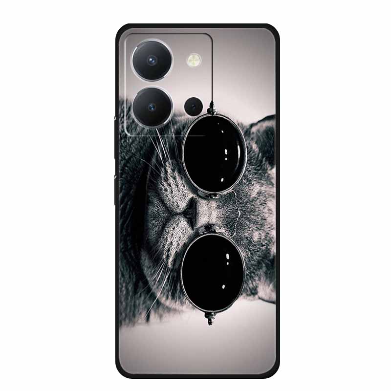 For Vivo Y36 4G Case Animals TPU Soft Cover Silicone Phone Cases For VivoY36 4G Russian Version Shockproof Protector Wolf Coque