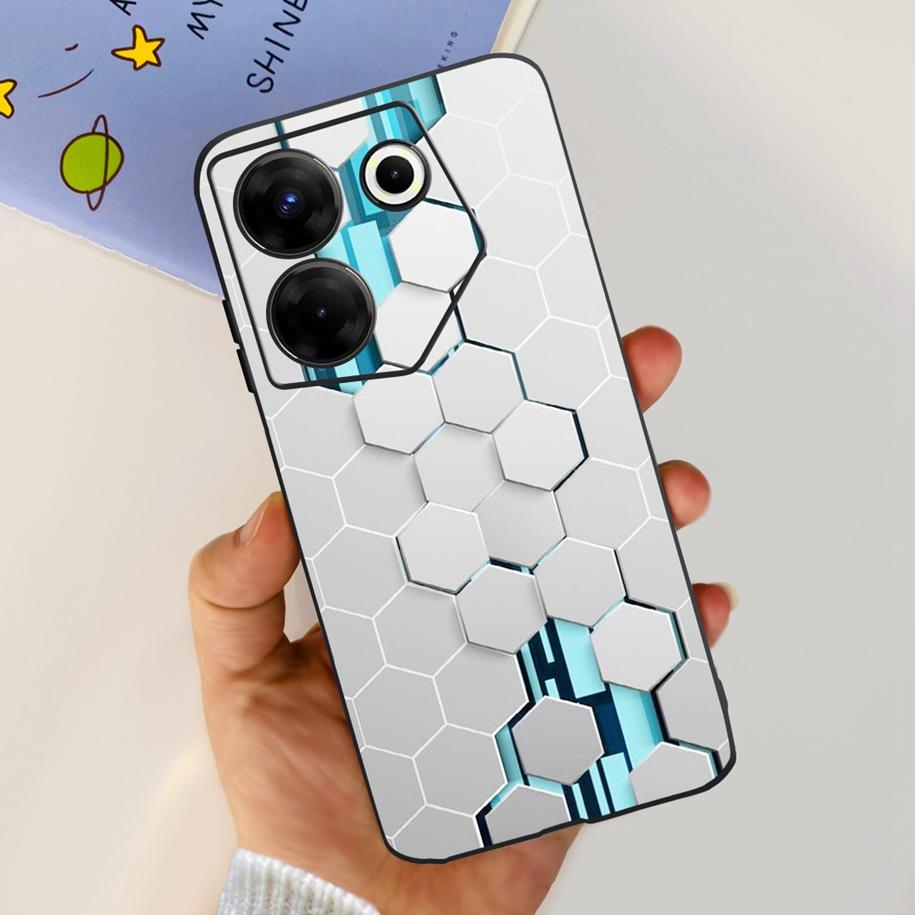 For Tecno Camon 20 Pro 5G Case Marble Cover For Tecno Camon 20 Bumper Soft Silicone Phone Cases For Camon20 Pro CK8n CK7n Fundas