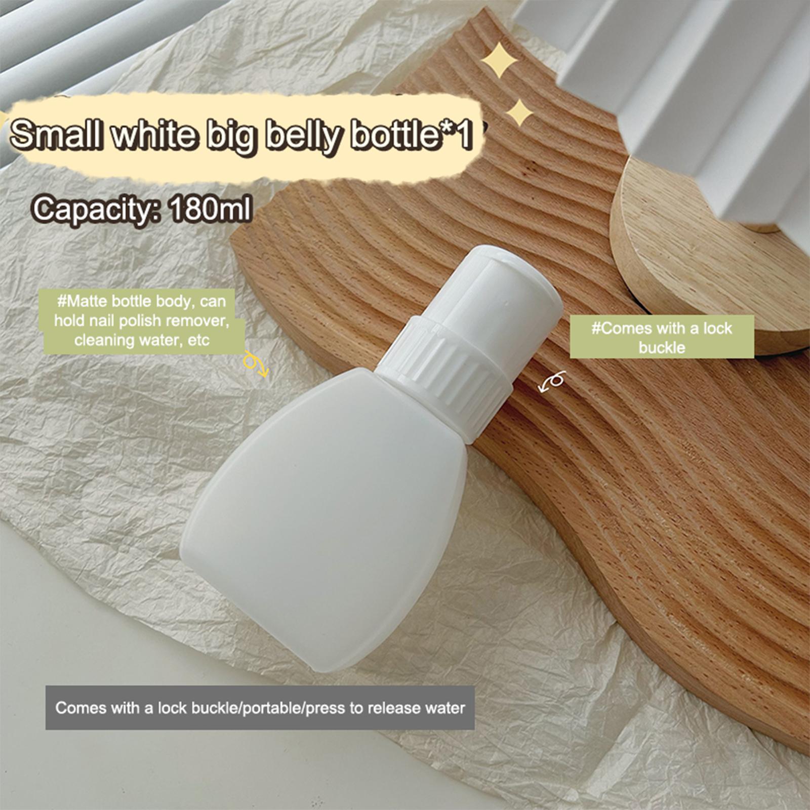 

180 мл дозатор для ногтей пустой флакон с замком-пряжкой для снятия лака для ногтей флакон для макияжа маникюрные инструменты