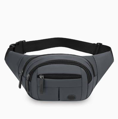 Men's Leather Texture Waist Pack for Travel and Outdoor Adventures