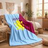 Aston Villa Football Print Flannel Blanket Soft Warm Sofa Bed Throw Blanket For Home Office Bedroom