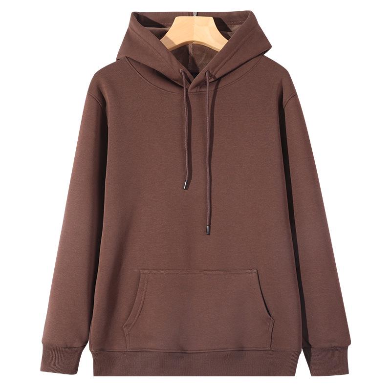 Silver Fox Fur Hooded Fleece-Lined Sweatshirt – Heavyweight, Warm, Trendy, Autumn/Winter, Versatile, Loose Fit, Custom Logo Available.