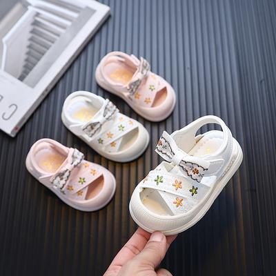 Mode Mädchenschuhe Sommer Neue Kinder Sandalen Weichsohlige Bequeme Babylaufschuhe Rutschfest Kinder Strandschuh Einfache Mädchensandalen