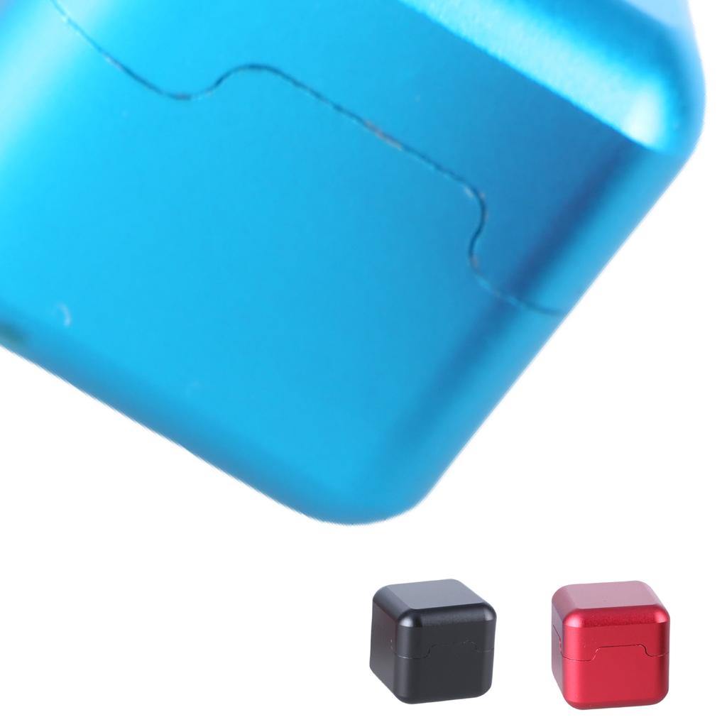 Billiard Pool Chalks Case Aluminum Magnetic Billiard Chalk Holder Square Chalks Carriers Case Cue Tip Chalk Holder