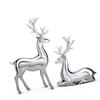 1 Pair of Deer Figurines Home Decor Desk Standing Kneeling   Statue Europn   Resin Craft