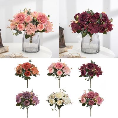 Künstlicher Blumenstrauß Hochzeitsparty-Dekoration Heimdekoration Brandneu