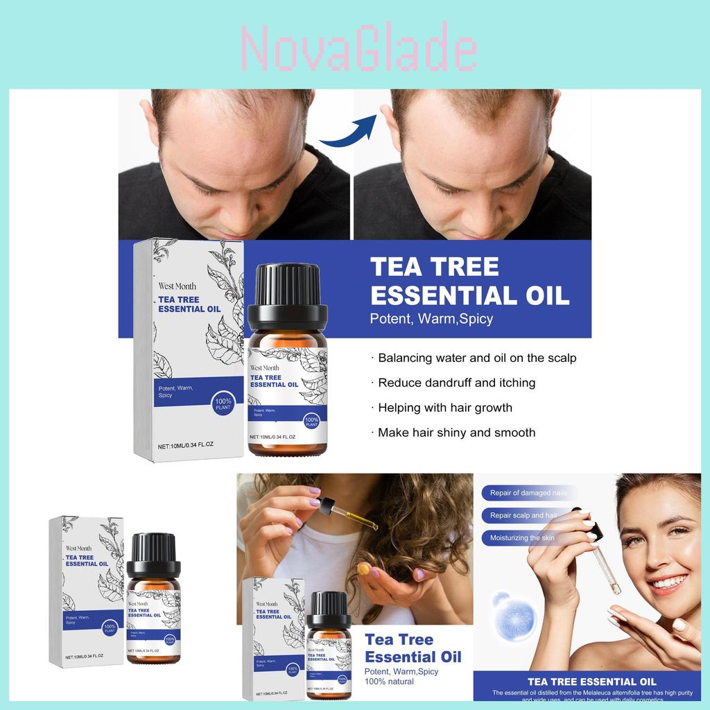 Premium Tea Tree Essential Oil 10ml For Nourishing Skin And Strengthening Nails