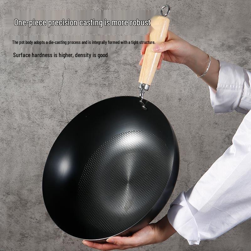 Boshide Kangfusi 32cm Non-Stick Refined Iron Wok